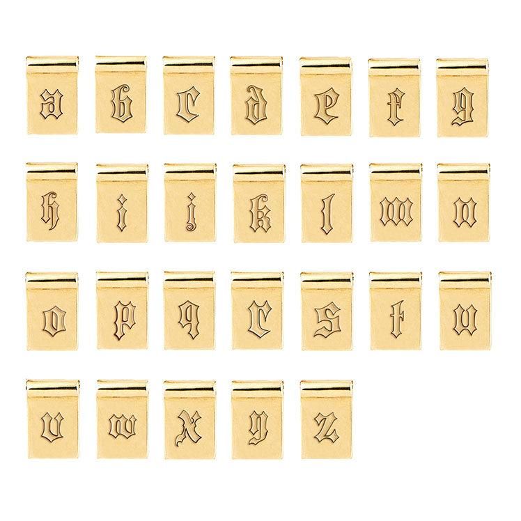 Halskette mit Initialen Anhänger