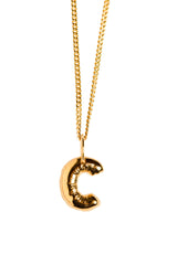 Letter C Gold Plated Necklace