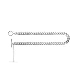 Elsa large Silver Necklace