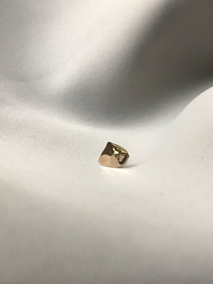 CLOUD Day 8K or 14K Gold Stud