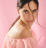 Thalia 18K Gold Plated Necklace w. Pearls