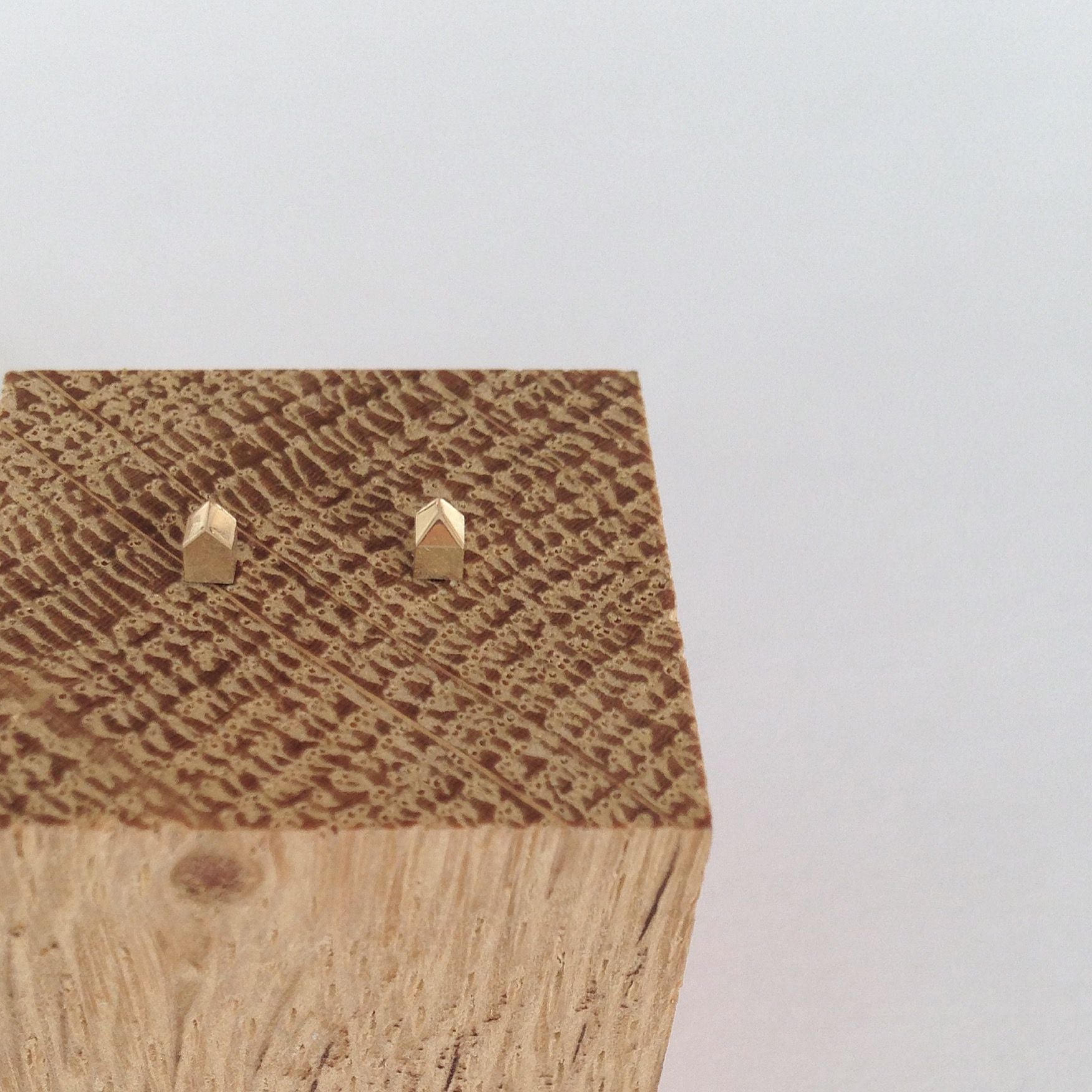 CPH House 14K Gold Stud