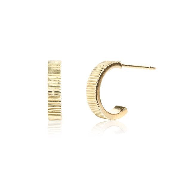 18K Gold Hoops