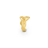 Cassiopeia Gold Plated Ring w. Zirconia