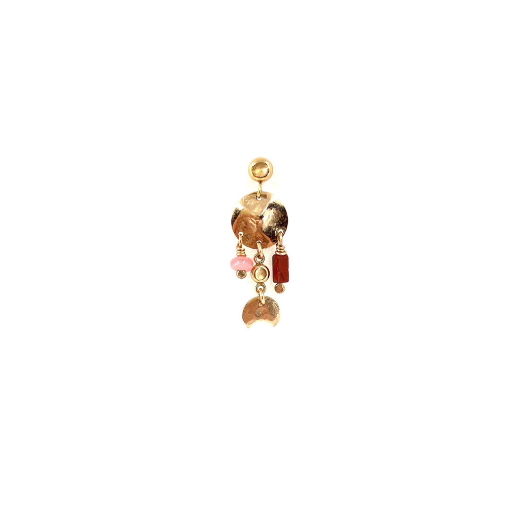 Celia 14K Goldfilled Stud w. Jasper & Opal