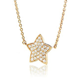 Star Universe 18K Gold, Rosegold or Whitegold Necklace