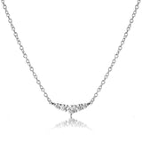 Signature Five 18K Gold, Rosegold or Whitegold Necklace w. Diamonds