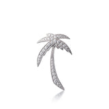 Palm Dream 18K Gold, Rosegold or Whitegold Studs w. Diamonds