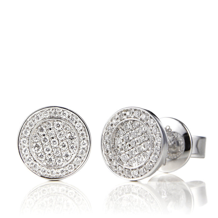 Globe Ohrstecker aus 18K Gold, Rosé- oder aus Weißgold I Diamanten