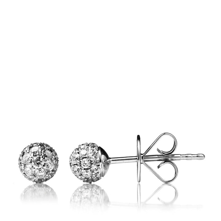 Harmony Ohrstecker aus 18K Gold, Rosé- oder aus Weißgold I Diamanten
