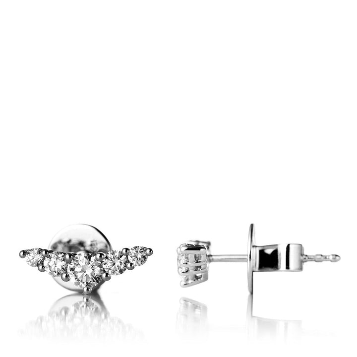 Signature Five Ohrstecker aus 18K Gold, Rosé- oder aus Weißgold I Diamanten