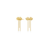 Chrysanthemum Gold Plated Studs