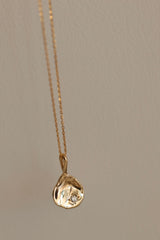 Clara White 9K or 18K Gold Necklace w. Diamond