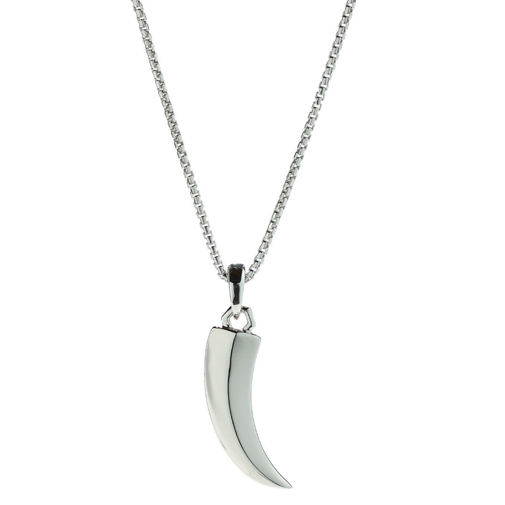 Hope Claw Silver Necklace