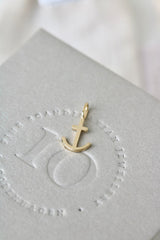 Rock Hope 18K Gold Pendant w. Diamond