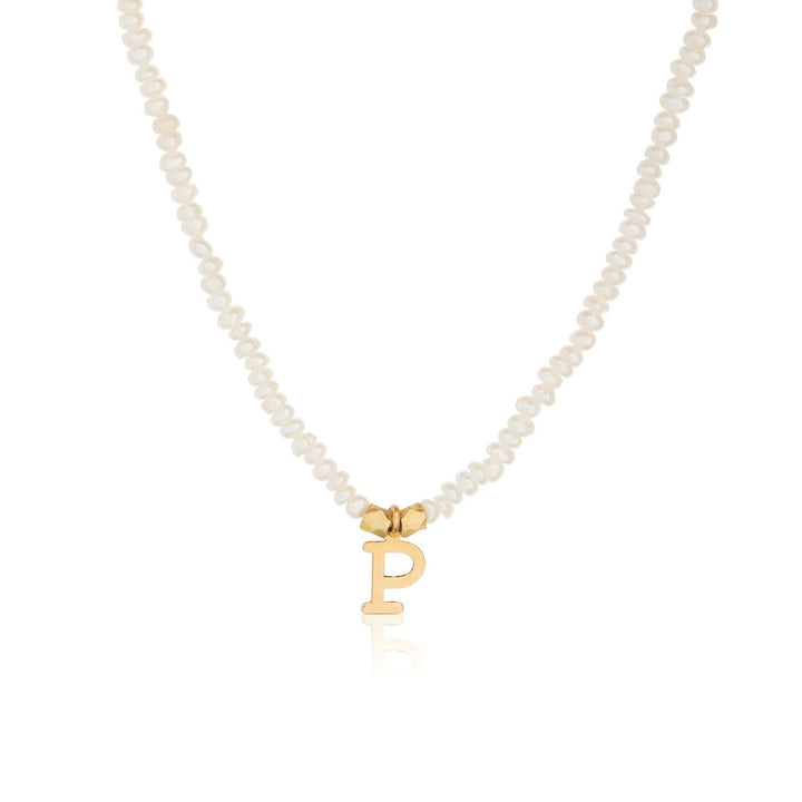 Divina 18K Forgyldt Halskæde m. Perler