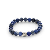 ColorUp Sodalite (8mm) Silver Bracelet