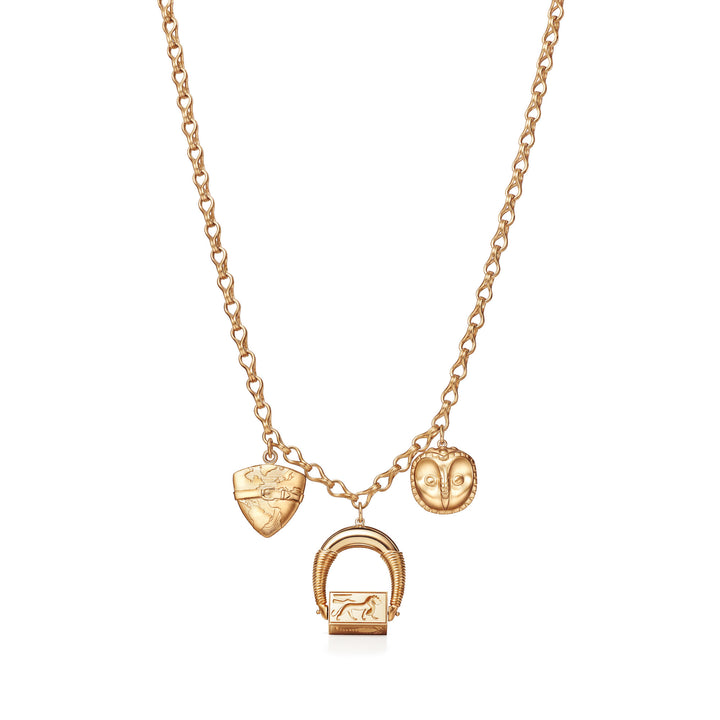 Futura Jewelry | Amulet 18K Gold Necklace