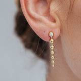Cosmic Dreams 18K Guld Øreringe m. Lab-Grown Diamanter