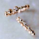Cosmic Dreams 18K Gold Ring w. Lab-Grown Diamond