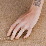 Cosmic Infinity 18K Gold Ring w. Lab-Grown Diamonds