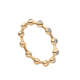 Cosmic Infinity 18K Gold Ring w. Lab-Grown Diamonds