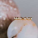 Cosmic Infinity 18K Gold Ring w. Lab-Grown Diamonds