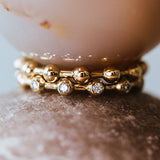 Cosmic Infinity 18K Gold Ring w. Lab-Grown Diamonds