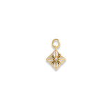 Star of Shamballa 18K Gold Pendant w. Diamond