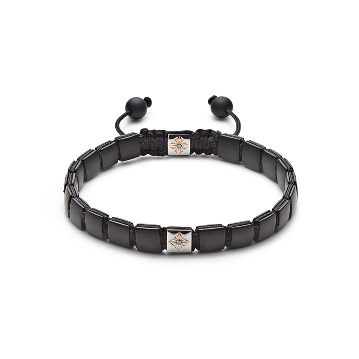 6mm Lock 18K Rosaguld Armbånd m. Diamant