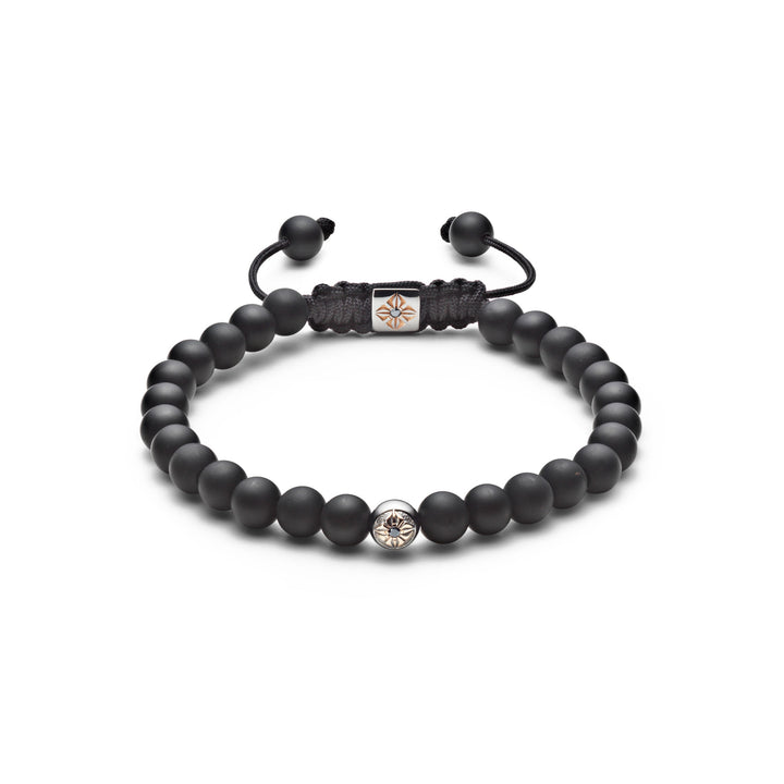 6mm Ikke flettet 18K Rosaguld Armbånd m. Diamant
