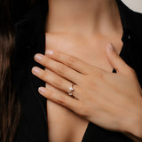 Trillion & Marquise Mixed Cuff 14K Gold Ring w. Lab-Grown Diamonds