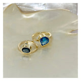 Orient 14K Gold Ring w. Tourmaline