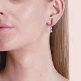 Dancing Diamant Ohrringe aus 18K Gold I Diamanten & Turmalin