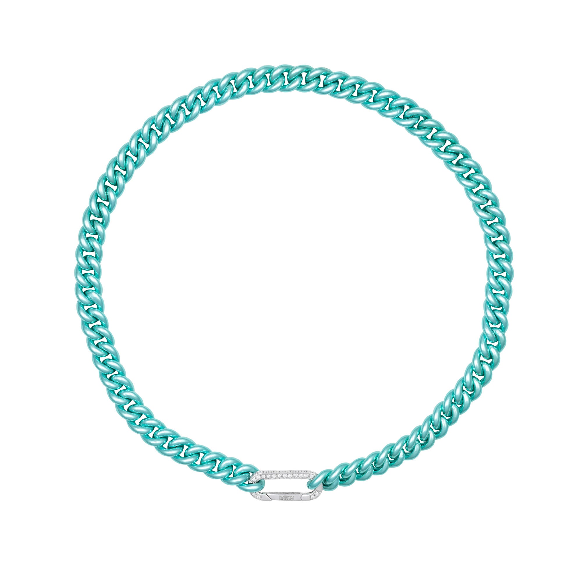 Cuban Sky 18K Whitegold Necklace w. Diamonds