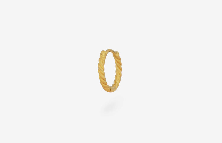 IX Frej 22K Gold Plated Hoop
