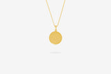 IX Anker 22K Gold Plated Pendant w. Tiger Eye