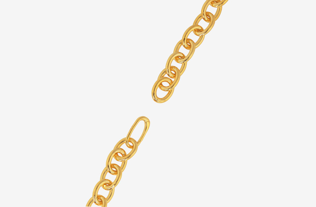 IX Luca 22K Gold Plated Bracelet