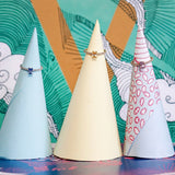 Candy Violete Blue 18K Hvidguld Ring m. Safir & Diamanter