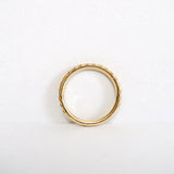 Candy Eternity Yellow 18K Gold Ring w. Sapphires