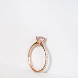 Candy Sweet Pink 18K Rosaguld Ring m. Safir & Diamanter