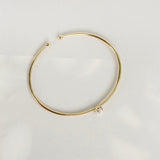 Tiny Cloud 18K Gold or Rosegold Bangle w. Ruby, Sapphires & Tsavorite