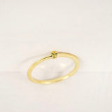 Essential Spring 18K Gold Ring w. Sapphire
