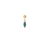 Dafne 14K Goldfilled Stud w. Malachite