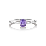 Dam Patayi 18K Whitegold Ring w. Sapphires