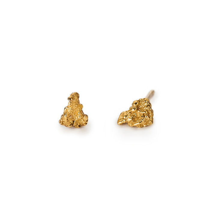 Nugget 9K Gold Studs