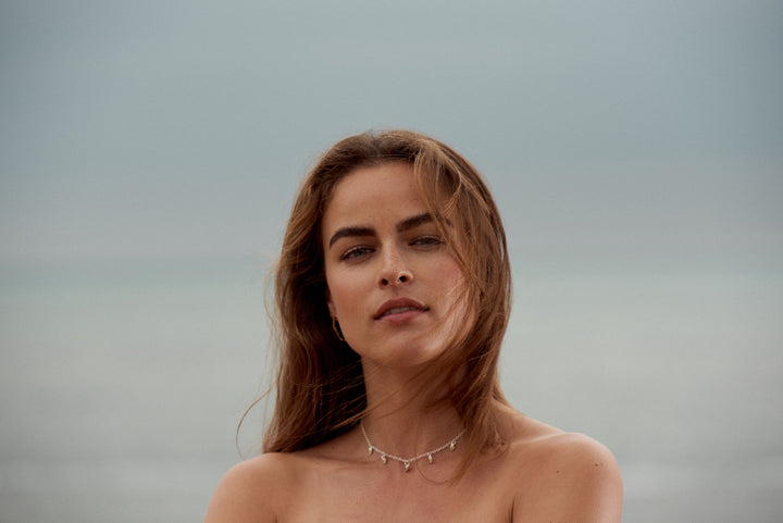 Droplets Silver Necklace