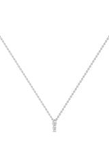 Degrade 18K White Gold Necklace w. Lab-Grown Diamonds