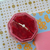 Taruva 18K Gold Ring w. Diamonds