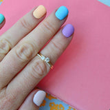 Taruva 18K Gold Ring w. Diamonds